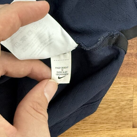 Nike Dri-Fit Vapor Golf Polo Shirt Blue Men’s Size Medium Lightweight Preppy - Picture 10 of 13